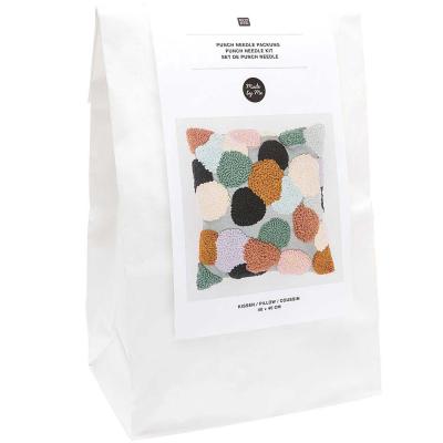 Kit Punch Needle Rico Coussin Pois