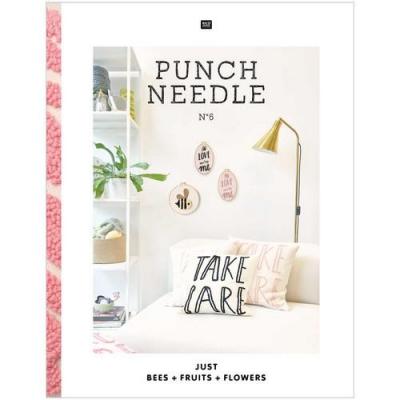 Livre Punch Needle Just Bees Fruits Flowers N°6