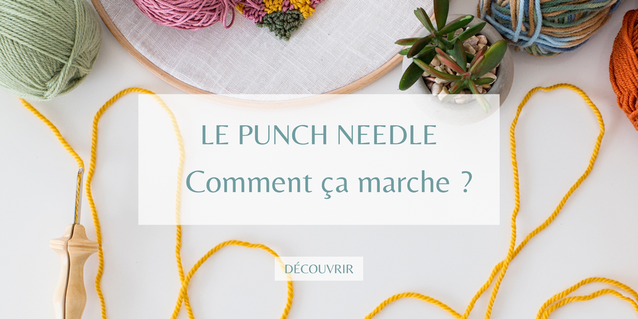 Acheter Punch needle / aiguille magique pour broderie facile