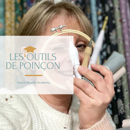 Les outils de poinçon punch needle