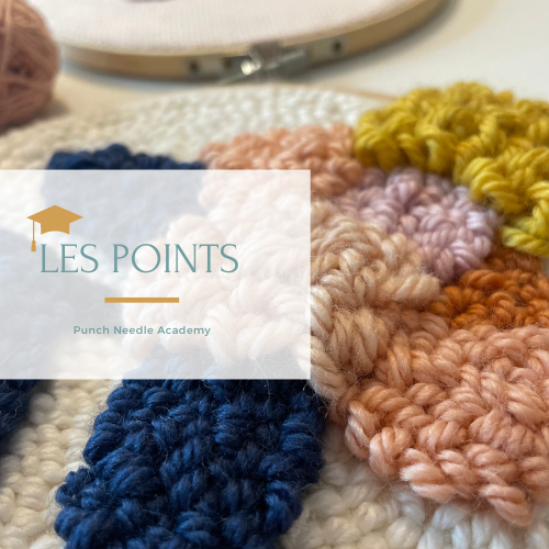 Les points Punch Needle