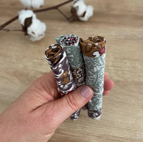 Mini coupons tissu patchwork