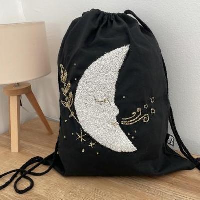 Sac a dos lune punch needle
