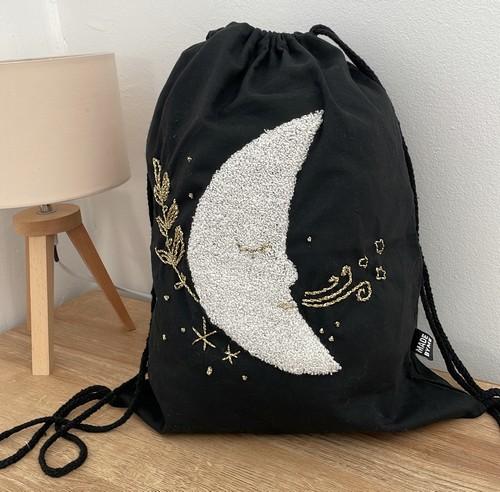 Sac a dos lune punch needle