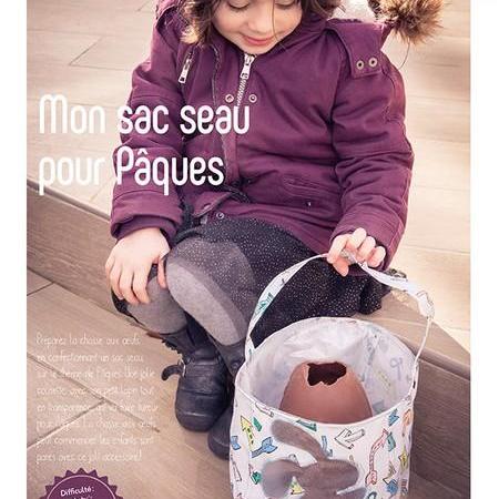 MAGAZINE N°26 Sac seau création DODYNETTE avec l'enduit RICO DESIGN !