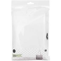 Sachet sac cabas blanc