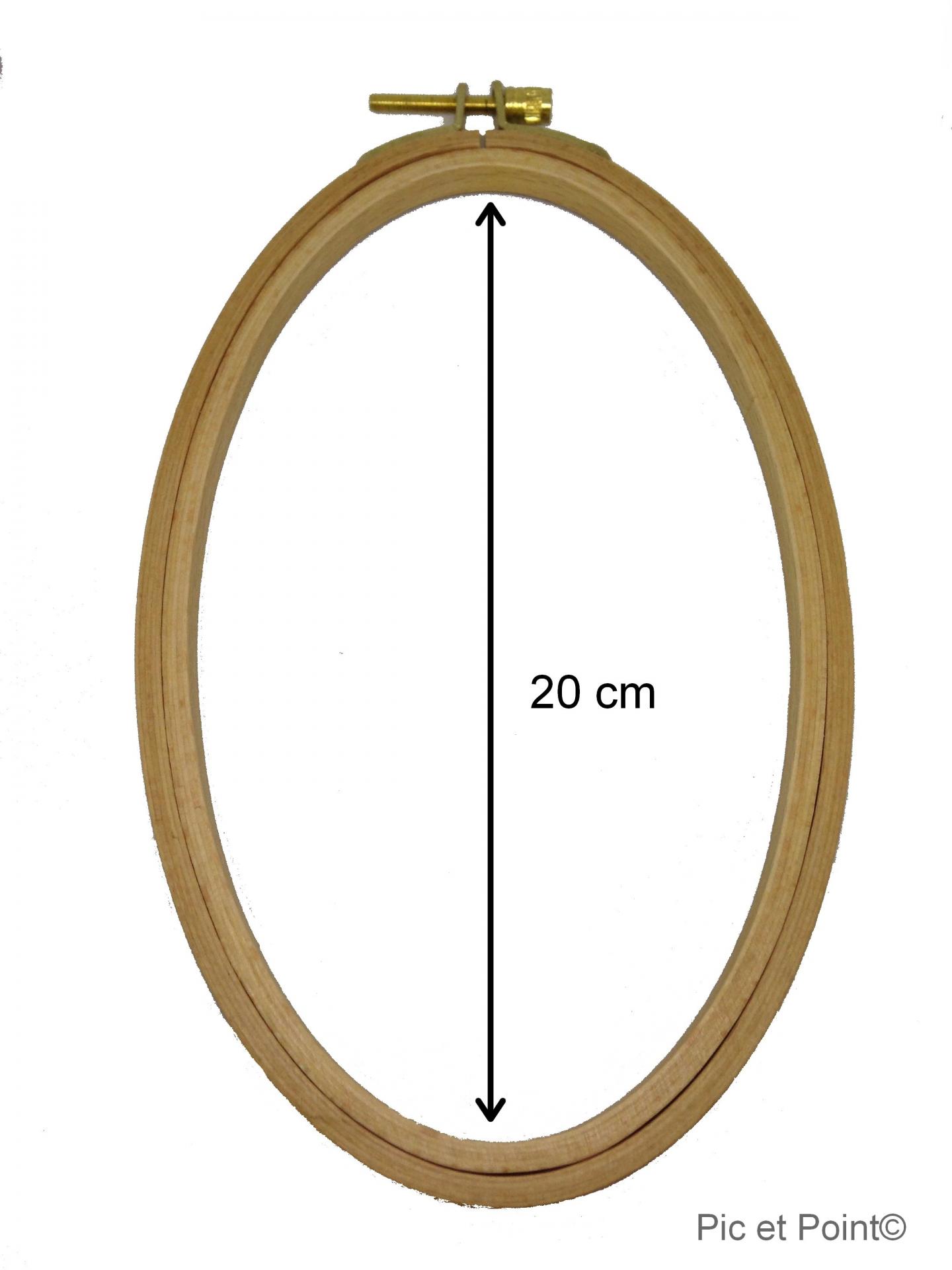 Tamb bois ovale 20cm