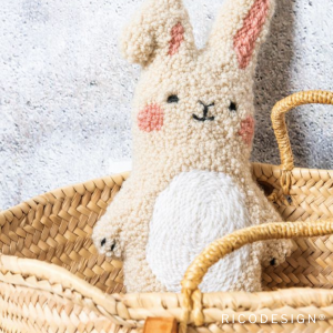 Tuto gratuit lapin punch needle ricodesign